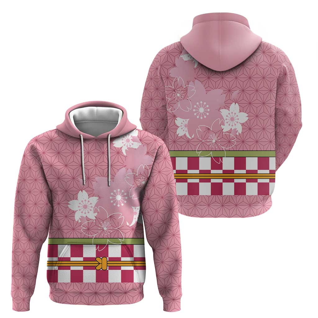 Japanese Asanoha Pattern Hoodie Charm Against Evil Spirits LT9 - Polynesian Pride