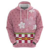 Japanese Asanoha Pattern Hoodie Charm Against Evil Spirits LT9 - Polynesian Pride
