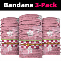Japanese Asanoha Pattern Neck Gaiter Charm Against Evil Spirits LT9 package One Size: 25*50cm Pink - Polynesian Pride