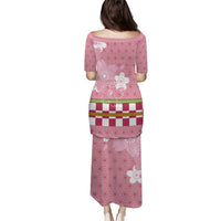 Japanese Asanoha Pattern Puletasi Charm Against Evil Spirits LT9 - Polynesian Pride