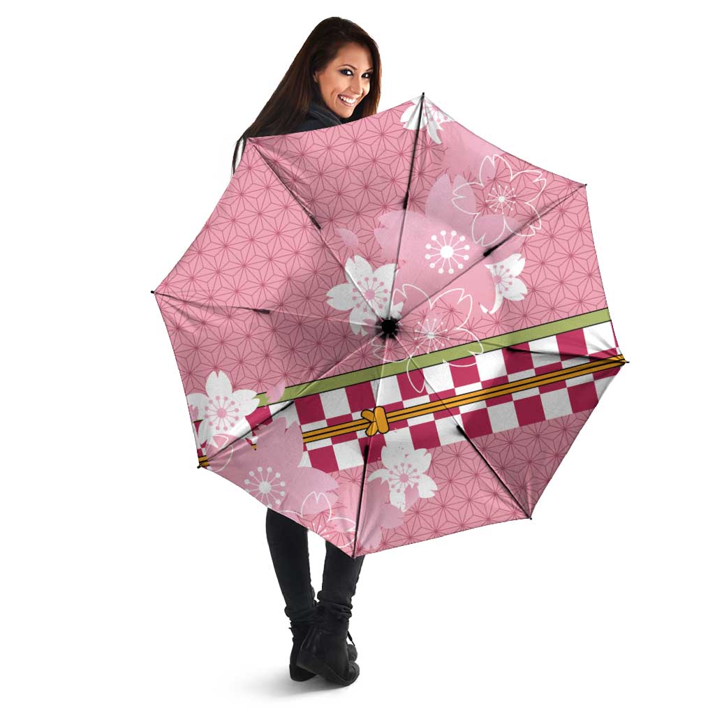 Japanese Asanoha Pattern Umbrella Charm Against Evil Spirits LT9 - Polynesian Pride