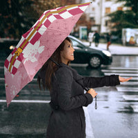 Japanese Asanoha Pattern Umbrella Charm Against Evil Spirits LT9 - Polynesian Pride