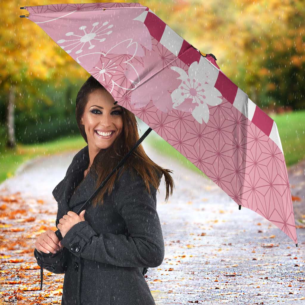 Japanese Asanoha Pattern Umbrella Charm Against Evil Spirits LT9 - Polynesian Pride
