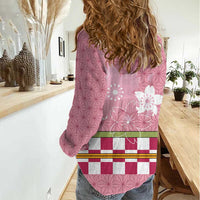 Japanese Asanoha Pattern Women Casual Shirt Charm Against Evil Spirits LT9 - Polynesian Pride