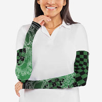 Japanese Asanoha Pattern Arm Sleeves Water Breathing Slayer Dragon LT9 - Polynesian Pride