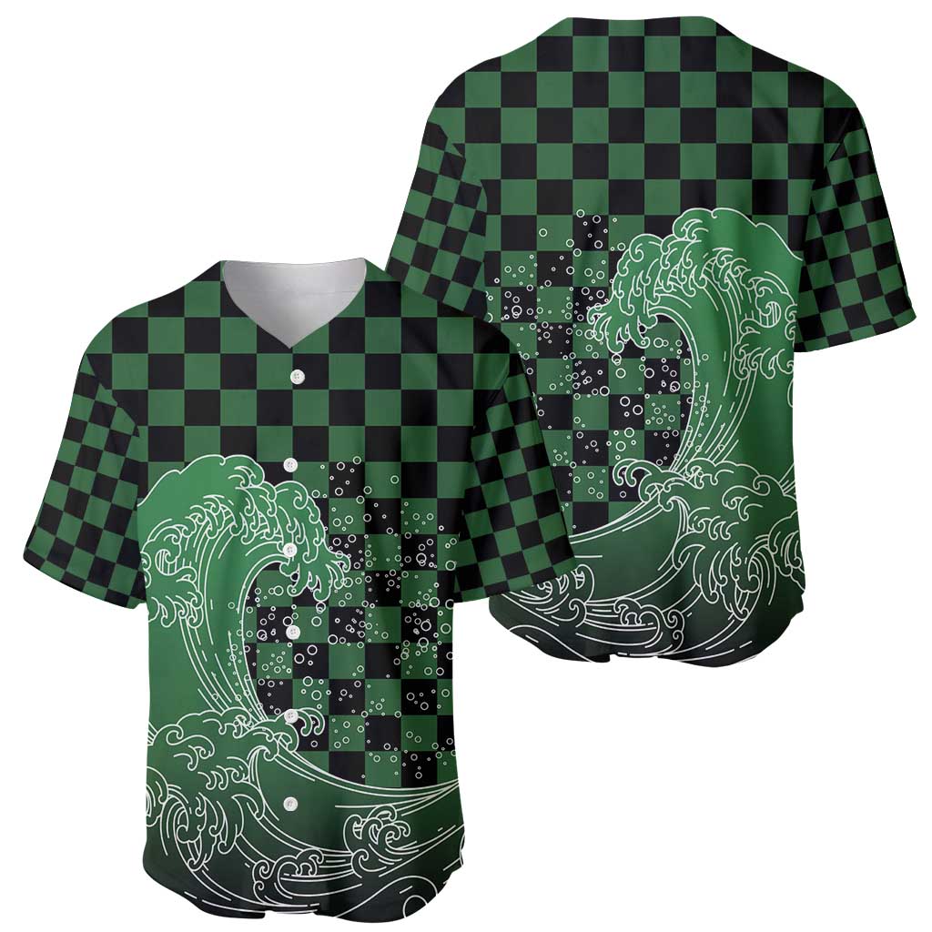 Japanese Asanoha Pattern Baseball Jersey Water Breathing Slayer Dragon LT9 - Polynesian Pride