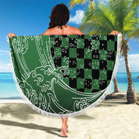 Japanese Asanoha Pattern Beach Blanket Water Breathing Slayer Dragon LT9 - Polynesian Pride