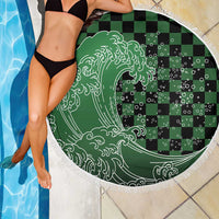 Japanese Asanoha Pattern Beach Blanket Water Breathing Slayer Dragon LT9 - Polynesian Pride