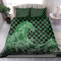 Japanese Asanoha Pattern Bedding Set Water Breathing Slayer Dragon LT9 - Polynesian Pride