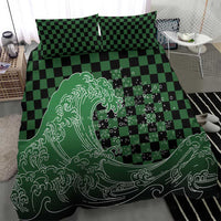 Japanese Asanoha Pattern Bedding Set Water Breathing Slayer Dragon LT9 - Polynesian Pride
