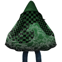 Japanese Asanoha Pattern Cloak Water Breathing Slayer Dragon LT9 Unisex Green - Polynesian Pride