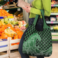 Japanese Asanoha Pattern Grocery Bag Water Breathing Slayer Dragon LT9 - Polynesian Pride