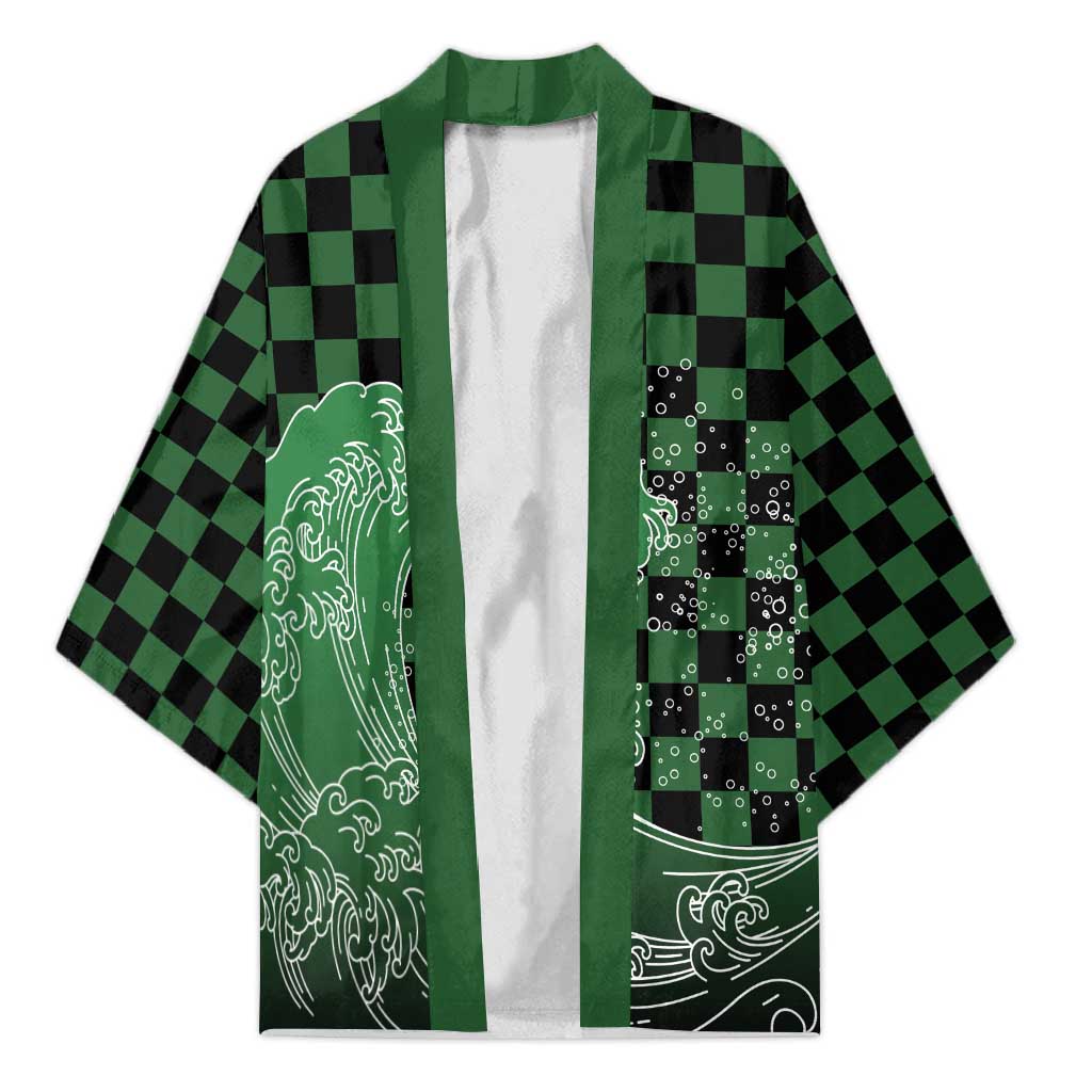 Japanese Asanoha Pattern Kimono Water Breathing Slayer Dragon LT9 Unisex Green - Polynesian Pride