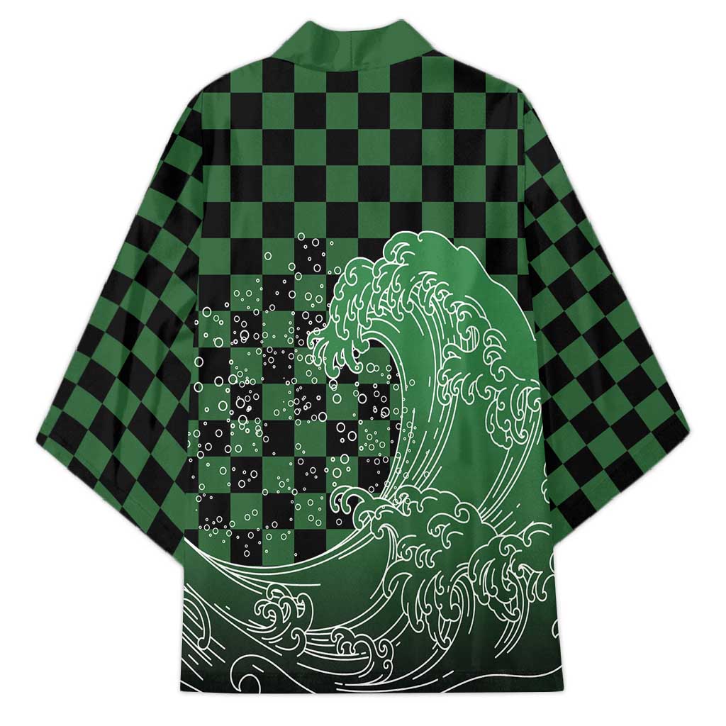 Japanese Asanoha Pattern Kimono Water Breathing Slayer Dragon LT9 - Polynesian Pride