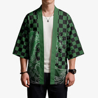 Japanese Asanoha Pattern Kimono Water Breathing Slayer Dragon LT9 - Polynesian Pride