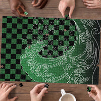 Japanese Asanoha Pattern Puzzle Water Breathing Slayer Dragon LT9 - Polynesian Pride