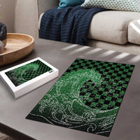 Japanese Asanoha Pattern Puzzle Water Breathing Slayer Dragon LT9 - Polynesian Pride