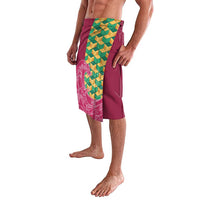 Japanese Bishamon-Kikkou Pattern Lavalava Water Pillar Silent River Flow LT9 - Polynesian Pride