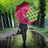Japanese Bishamon-Kikkou Pattern Umbrella Water Pillar Silent River Flow LT9 - Polynesian Pride