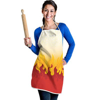 Japanese Kaen Pattern Apron Flame Pillar Blazing Lion Heart LT9 - Polynesian Pride