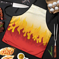 Japanese Kaen Pattern Apron Flame Pillar Blazing Lion Heart LT9 Red - Polynesian Pride