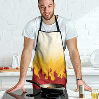 Japanese Kaen Pattern Apron Flame Pillar Blazing Lion Heart LT9 - Polynesian Pride