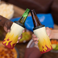 Japanese Kaen Pattern 4 in 1 Can Cooler Tumbler Flame Pillar Blazing Lion Heart LT9 - Polynesian Pride