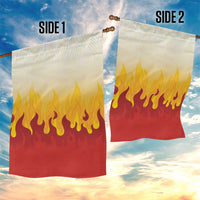 Japanese Kaen Pattern Garden Flag Flame Pillar Blazing Lion Heart LT9 - Polynesian Pride