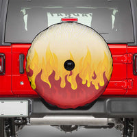 Japanese Kaen Pattern Spare Tire Cover Flame Pillar Blazing Lion Heart LT9 - Polynesian Pride