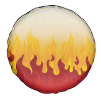 Japanese Kaen Pattern Spare Tire Cover Flame Pillar Blazing Lion Heart LT9 - Polynesian Pride