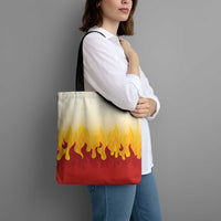 Japanese Kaen Pattern Tote Bag Flame Pillar Blazing Lion Heart LT9 - Polynesian Pride