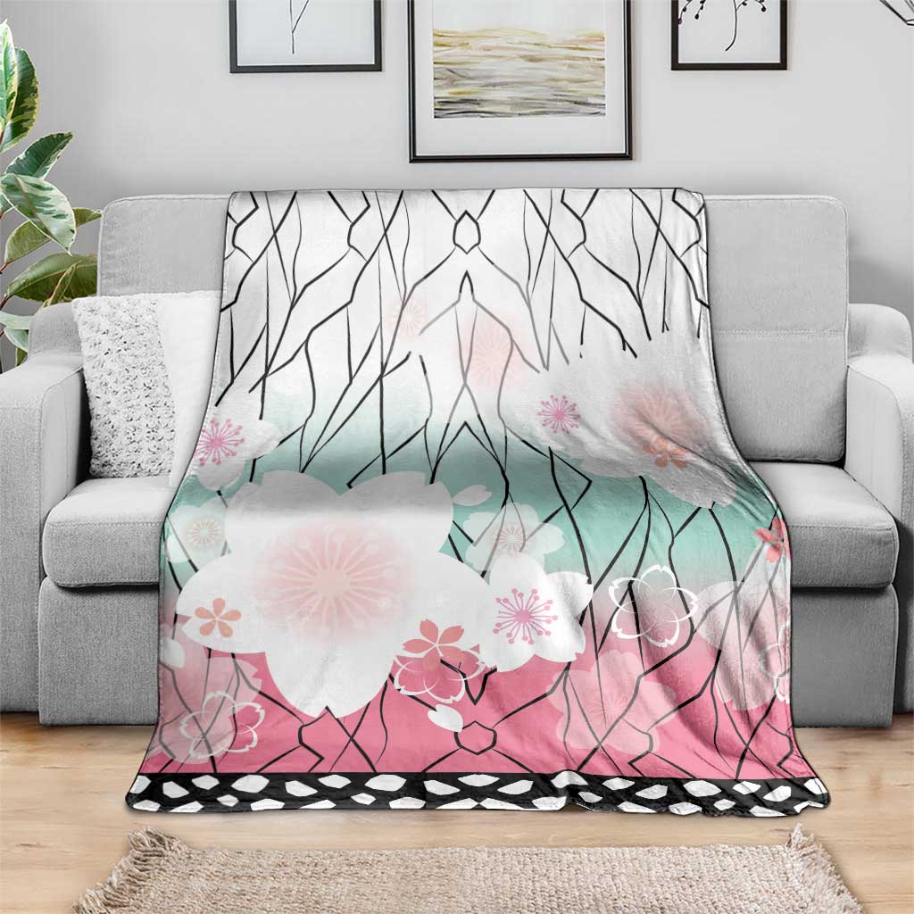 Japanese Kocho Pattern Blanket Insect Pillar Butterfly Flower Fairy LT9 - Polynesian Pride