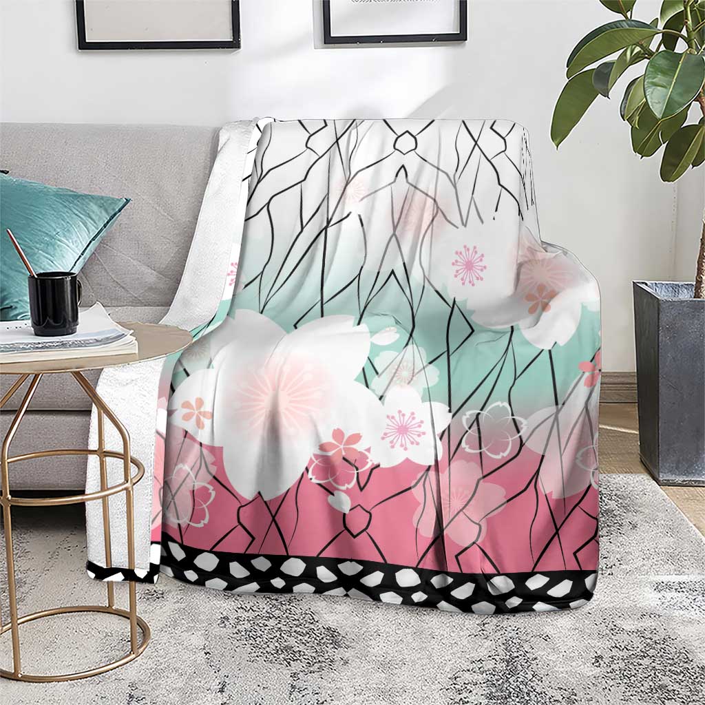 Japanese Kocho Pattern Blanket Insect Pillar Butterfly Flower Fairy LT9 - Polynesian Pride