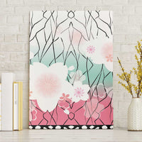 Japanese Kocho Pattern Canvas Wall Art Insect Pillar Butterfly Flower Fairy LT9 Without Frame Pink - Polynesian Pride