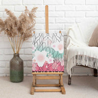 Japanese Kocho Pattern Canvas Wall Art Insect Pillar Butterfly Flower Fairy LT9 - Polynesian Pride