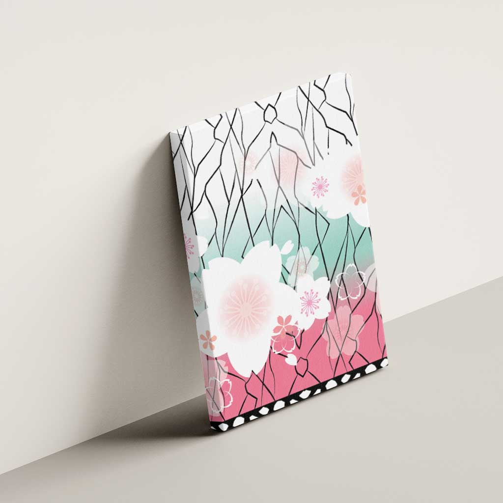 Japanese Kocho Pattern Canvas Wall Art Insect Pillar Butterfly Flower Fairy LT9 - Polynesian Pride