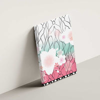 Japanese Kocho Pattern Canvas Wall Art Insect Pillar Butterfly Flower Fairy LT9 - Polynesian Pride