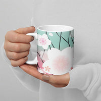 Japanese Kocho Pattern Ceramic Mug Insect Pillar Butterfly Flower Fairy LT9 - Polynesian Pride