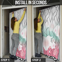 Japanese Kocho Pattern Door Cover Insect Pillar Butterfly Flower Fairy LT9 - Polynesian Pride