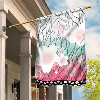 Japanese Kocho Pattern Garden Flag Insect Pillar Butterfly Flower Fairy LT9 House Flag Pink - Polynesian Pride