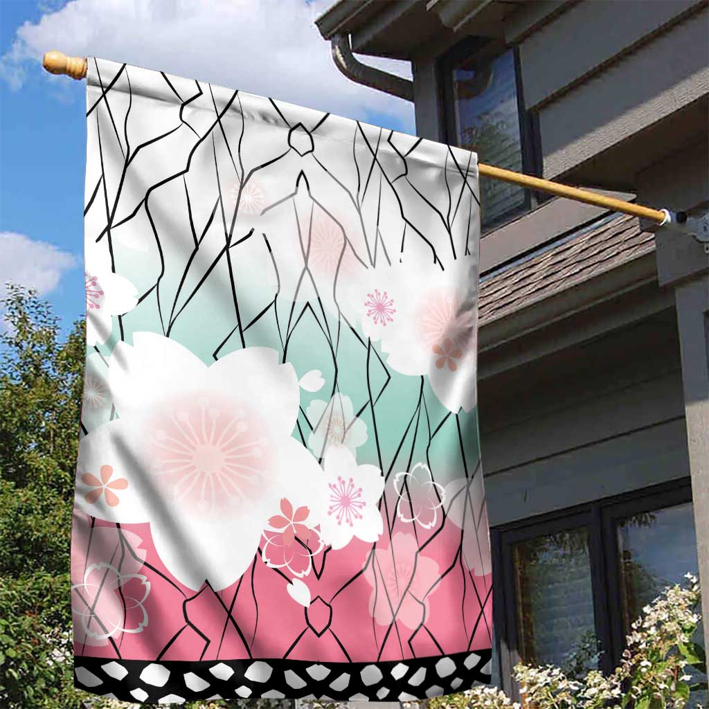 Japanese Kocho Pattern Garden Flag Insect Pillar Butterfly Flower Fairy LT9 - Polynesian Pride