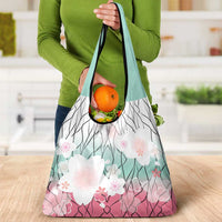 Japanese Kocho Pattern Grocery Bag Insect Pillar Butterfly Flower Fairy LT9 - Polynesian Pride