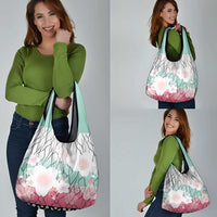 Japanese Kocho Pattern Grocery Bag Insect Pillar Butterfly Flower Fairy LT9 - Polynesian Pride