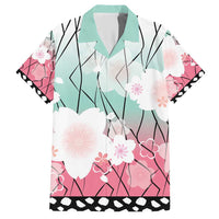 Japanese Kocho Pattern Hawaiian Shirt Insect Pillar Butterfly Flower Fairy LT9 Pink - Polynesian Pride
