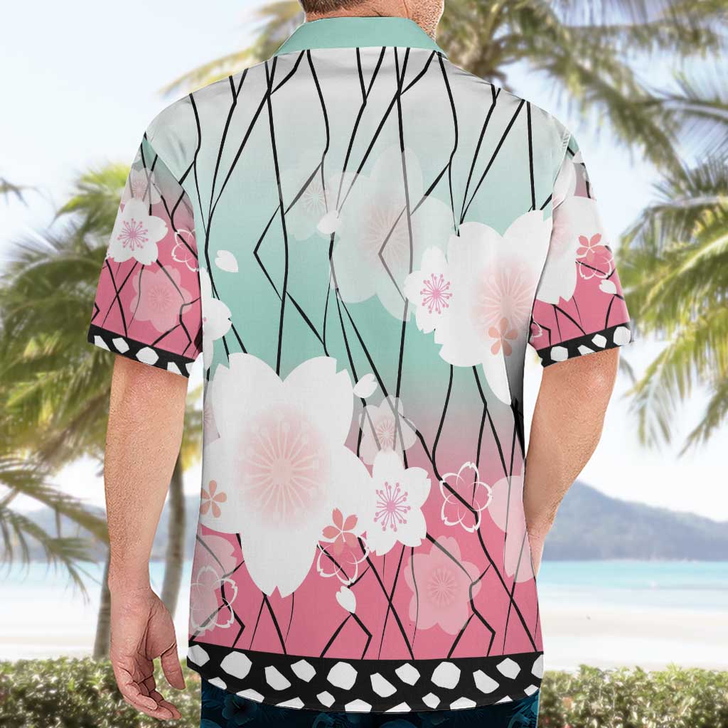 Japanese Kocho Pattern Hawaiian Shirt Insect Pillar Butterfly Flower Fairy LT9 - Polynesian Pride