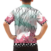 Japanese Kocho Pattern Hawaiian Shirt Insect Pillar Butterfly Flower Fairy LT9 - Polynesian Pride