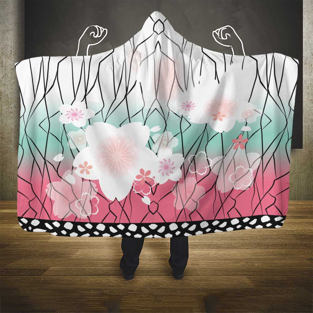 Japanese Kocho Pattern Hooded Blanket Insect Pillar Butterfly Flower Fairy LT9 - Polynesian Pride