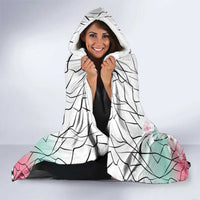 Japanese Kocho Pattern Hooded Blanket Insect Pillar Butterfly Flower Fairy LT9 - Polynesian Pride
