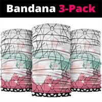 Japanese Kocho Pattern Neck Gaiter Insect Pillar Butterfly Flower Fairy LT9 package One Size: 25*50cm Pink - Polynesian Pride