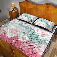 Japanese Kocho Pattern Quilt Bed Set Insect Pillar Butterfly Flower Fairy LT9 - Polynesian Pride